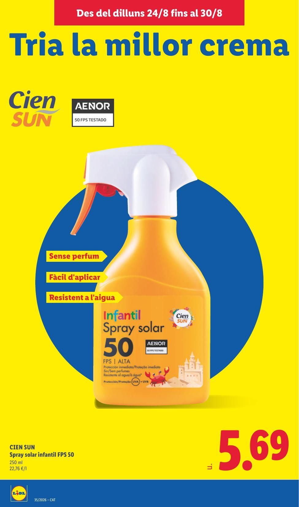Folleto Lidl Alimentación · 24 de agosto de 2026 – 30 de agosto de 2026 — Página 20