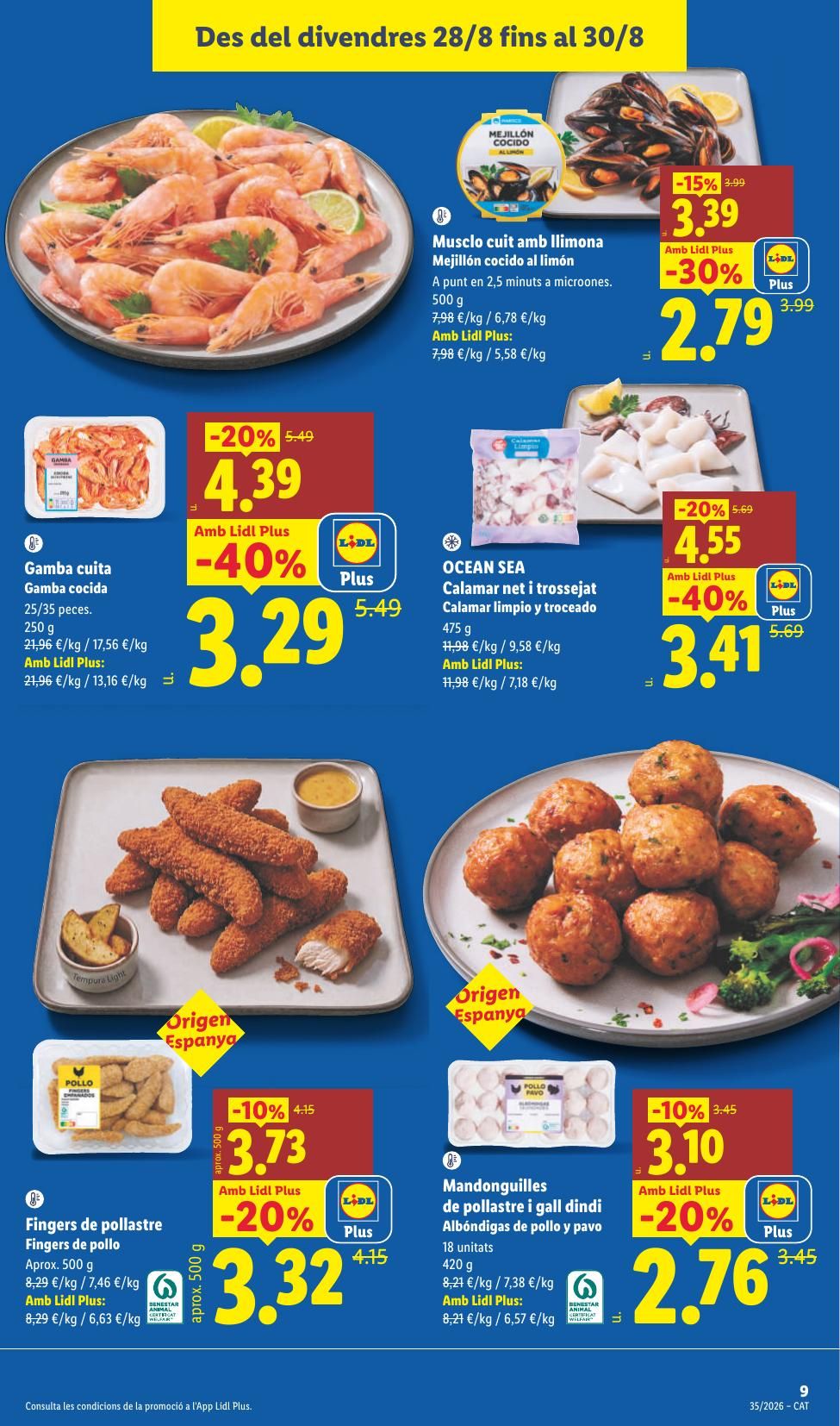 Folleto Lidl Alimentación · 24 de agosto de 2026 – 30 de agosto de 2026 — Página 23