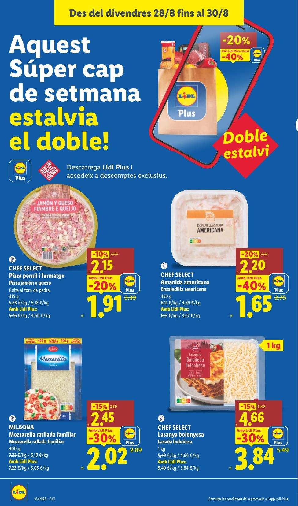 Folleto Lidl Alimentación · 24 de agosto de 2026 – 30 de agosto de 2026 — Página 24
