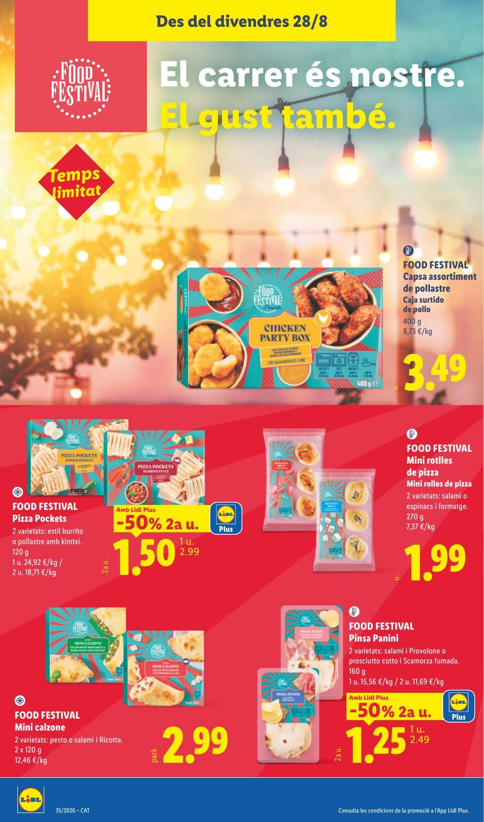 Folleto Lidl Alimentación · 24 de agosto de 2026 – 30 de agosto de 2026 — Página 28