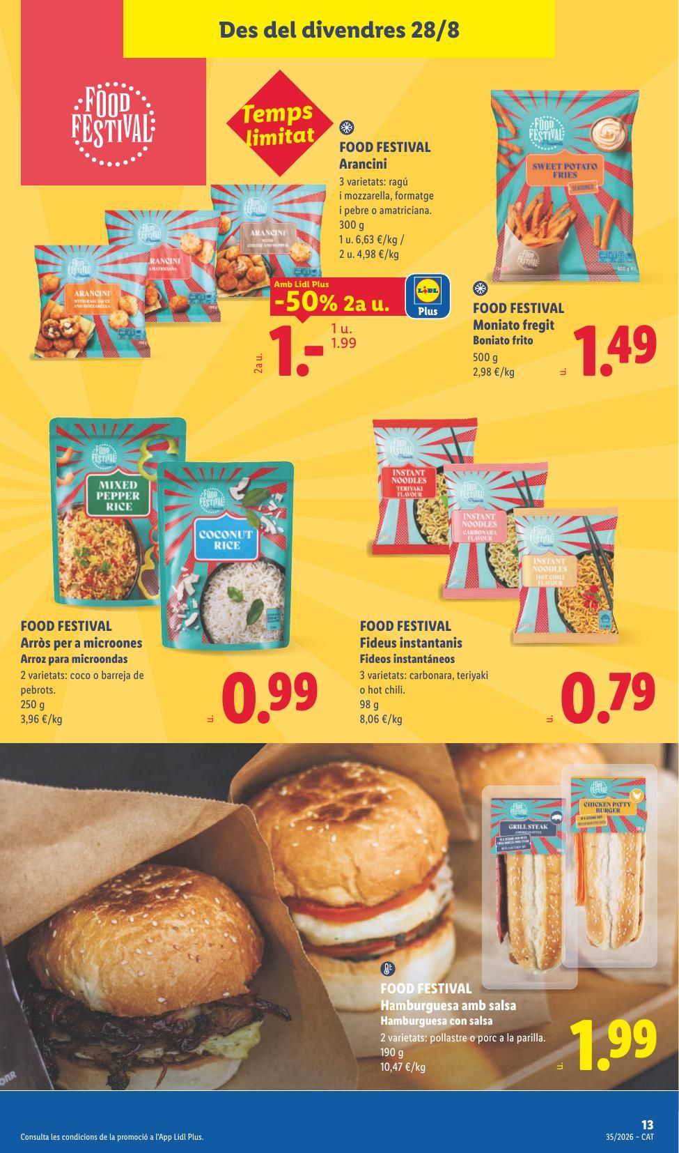 Folleto Lidl Alimentación · 24 de agosto de 2026 – 30 de agosto de 2026 — Página 29