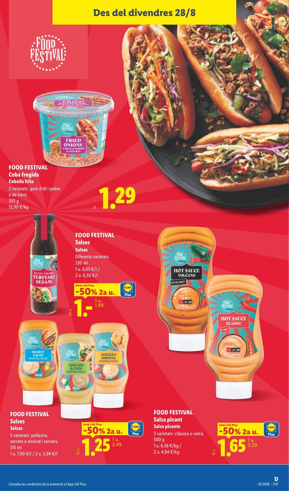 Folleto Lidl Alimentación · 24 de agosto de 2026 – 30 de agosto de 2026 — Página 31