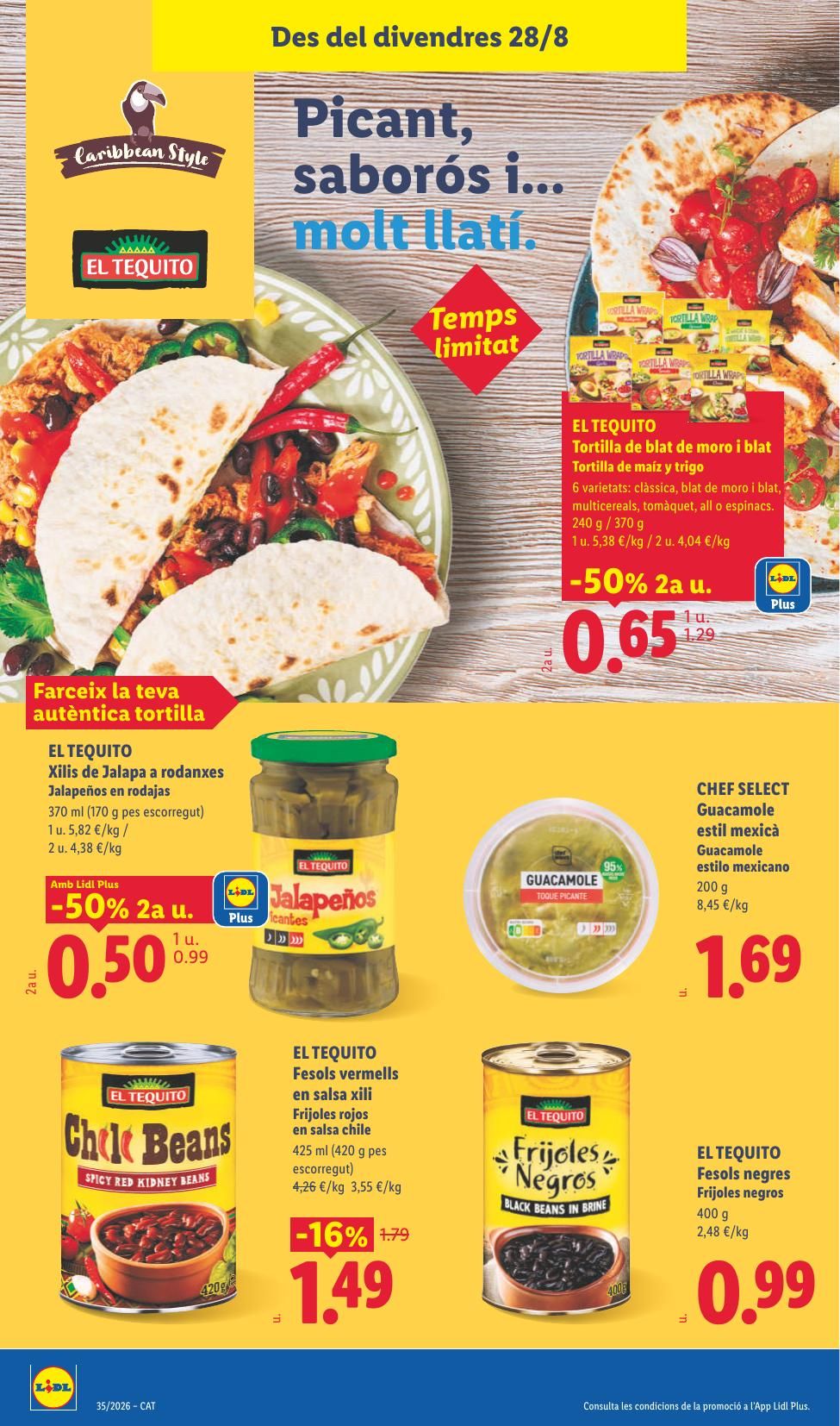 Folleto Lidl Alimentación · 24 de agosto de 2026 – 30 de agosto de 2026 — Página 34