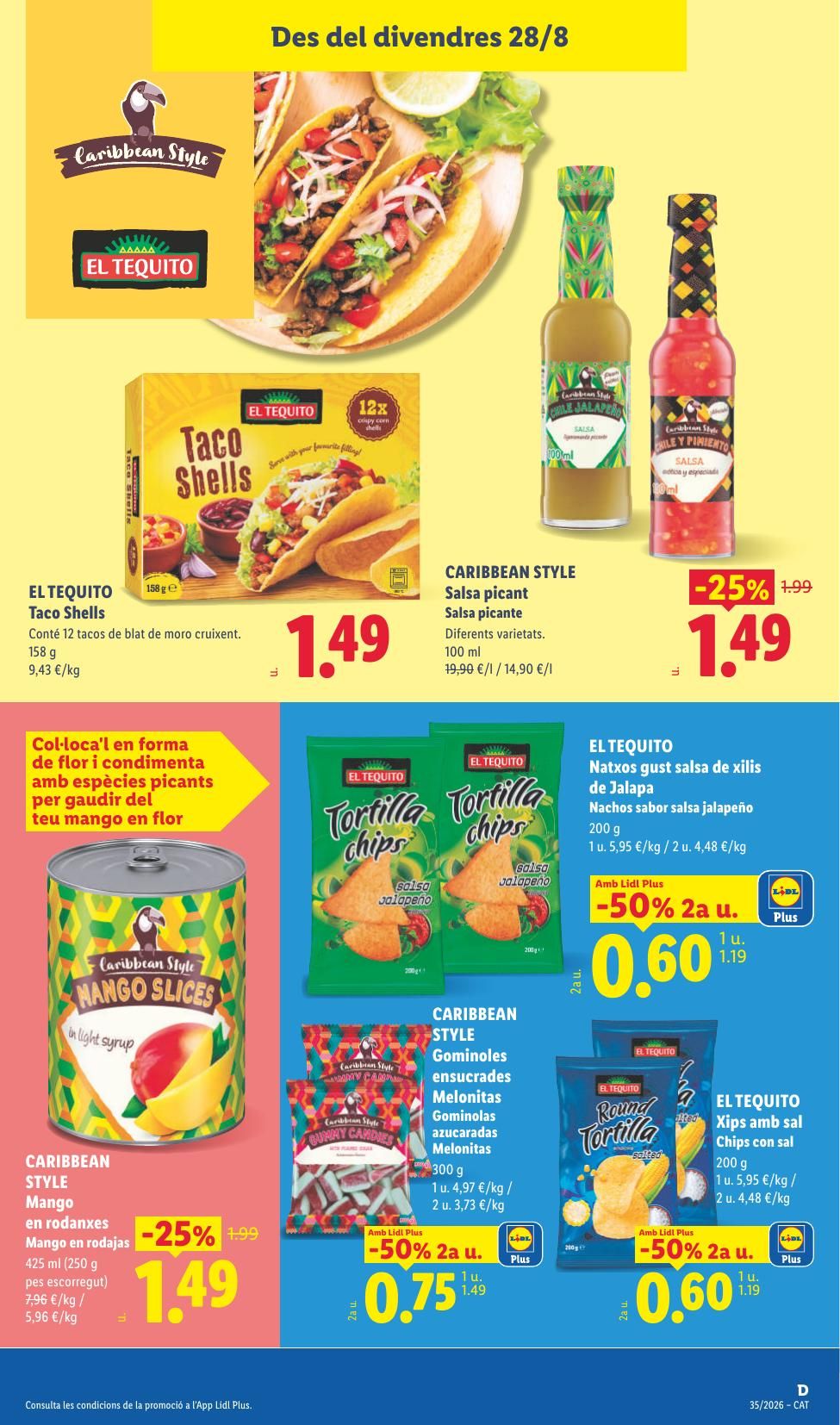 Folleto Lidl Alimentación · 24 de agosto de 2026 – 30 de agosto de 2026 — Página 35