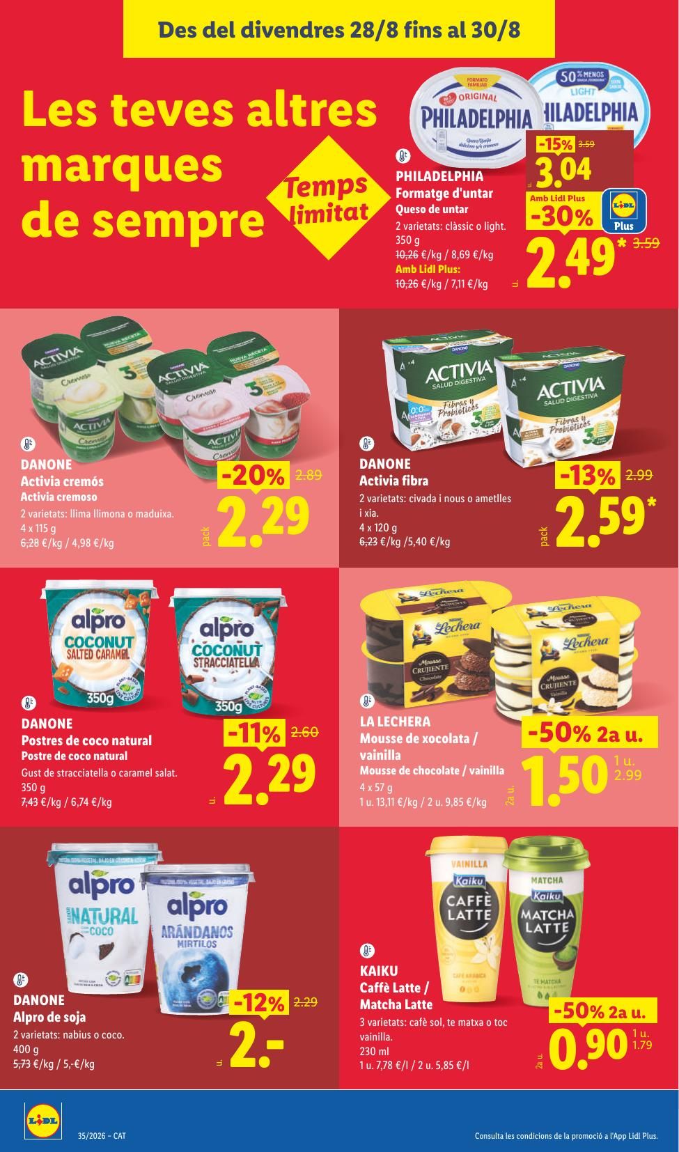 Folleto Lidl Alimentación · 24 de agosto de 2026 – 30 de agosto de 2026 — Página 36