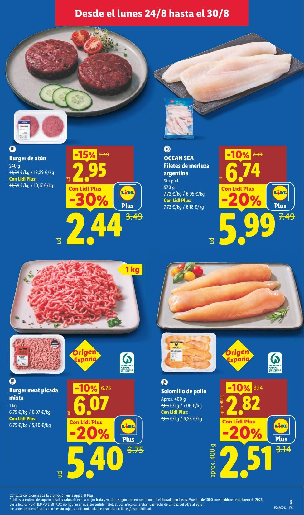 Folleto Lidl Alimentación · 24 de agosto de 2026 – 30 de agosto de 2026 — Página 5