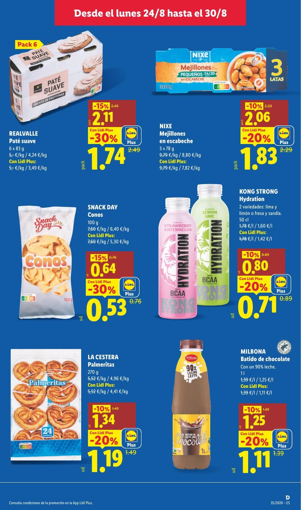 Folleto Lidl Alimentación · 24 de agosto de 2026 – 30 de agosto de 2026 — Página 9