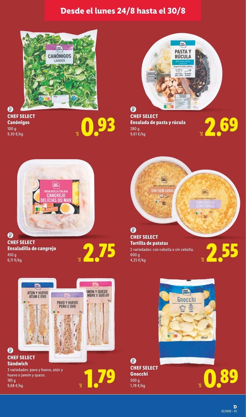 Folleto Lidl Alimentación · 24 de agosto de 2026 – 30 de agosto de 2026 — Página 19
