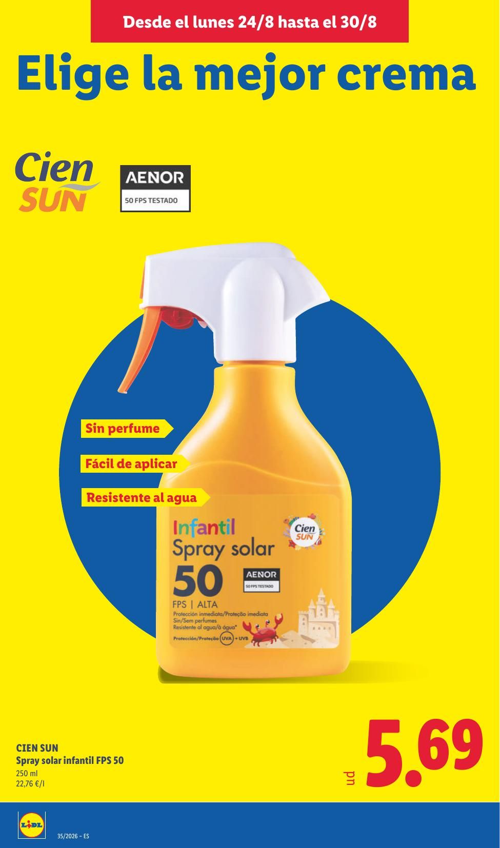 Folleto Lidl Alimentación · 24 de agosto de 2026 – 30 de agosto de 2026 — Página 20