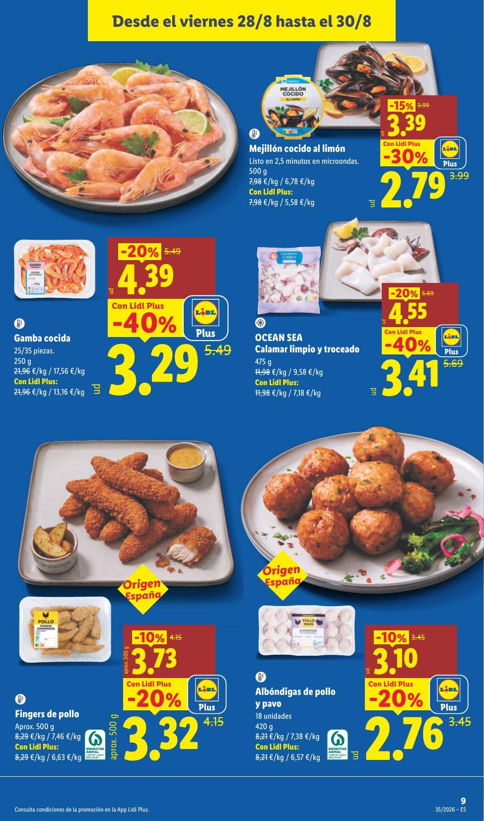 Folleto Lidl Alimentación · 24 de agosto de 2026 – 30 de agosto de 2026 — Página 23