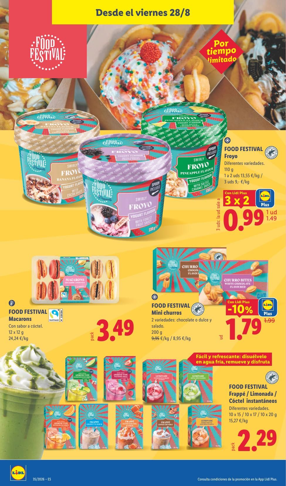 Folleto Lidl Alimentación · 24 de agosto de 2026 – 30 de agosto de 2026 — Página 32