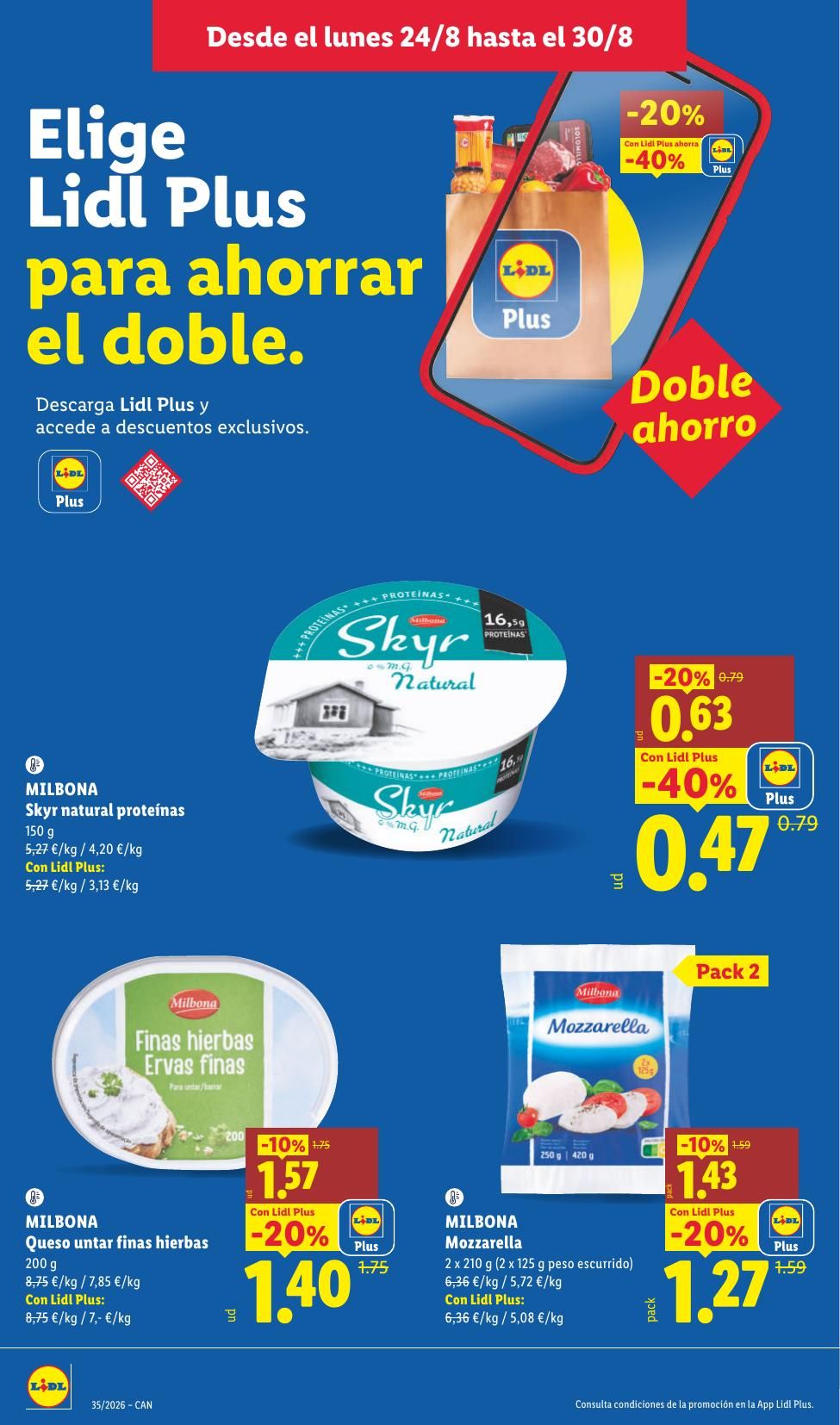 Folleto Lidl Alimentación · 17 de agosto de 2026 – 30 de agosto de 2026 — Página 6