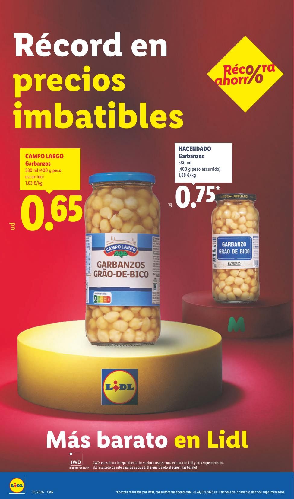 Folleto Lidl Alimentación · 17 de agosto de 2026 – 30 de agosto de 2026 — Página 18