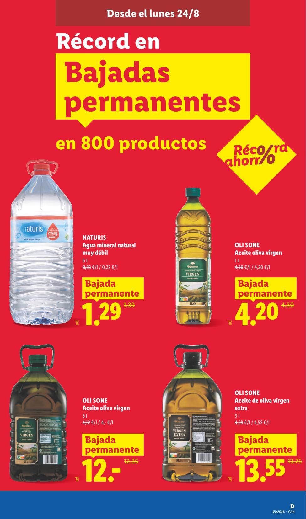 Folleto Lidl Alimentación · 17 de agosto de 2026 – 30 de agosto de 2026 — Página 23