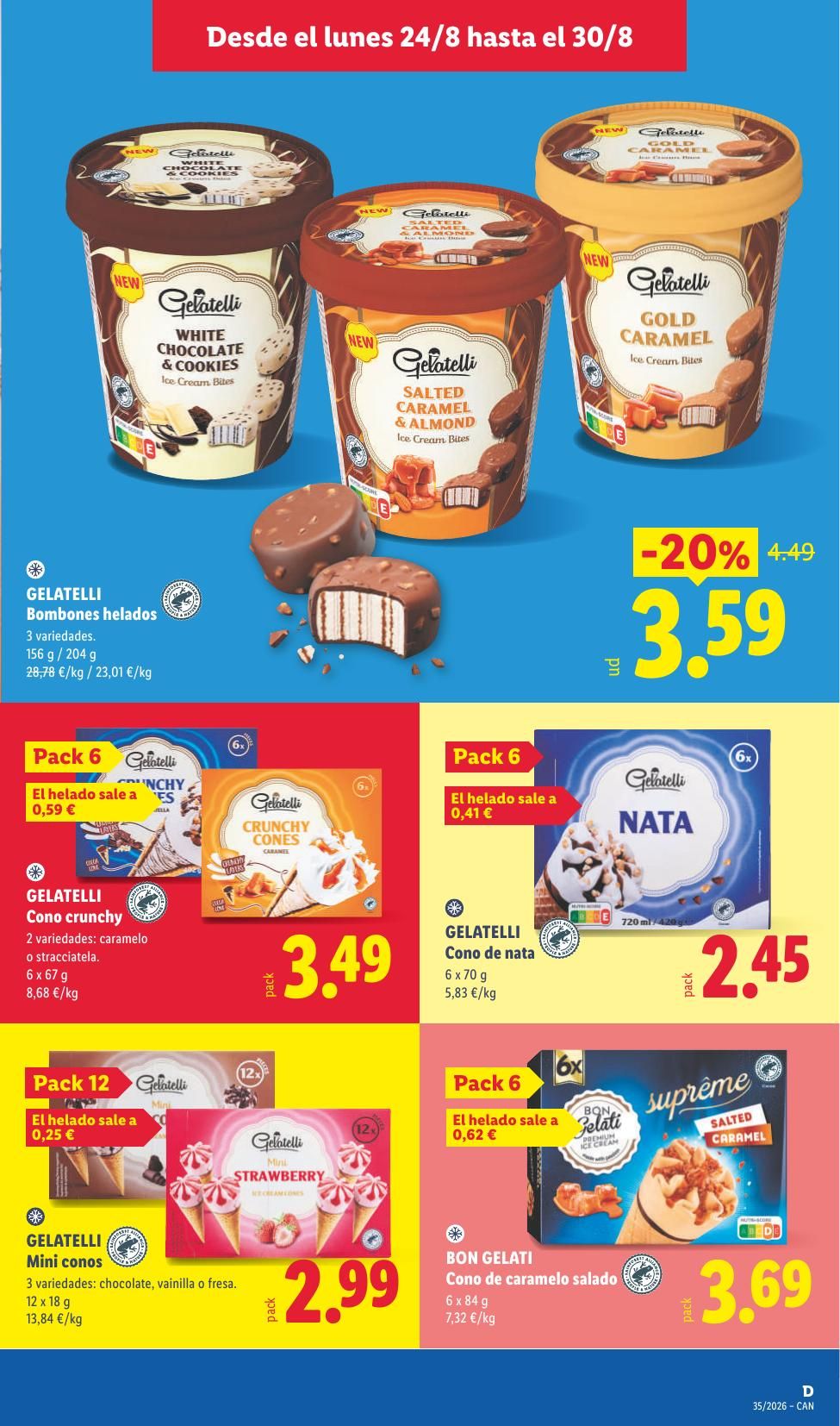 Folleto Lidl Alimentación · 17 de agosto de 2026 – 30 de agosto de 2026 — Página 25