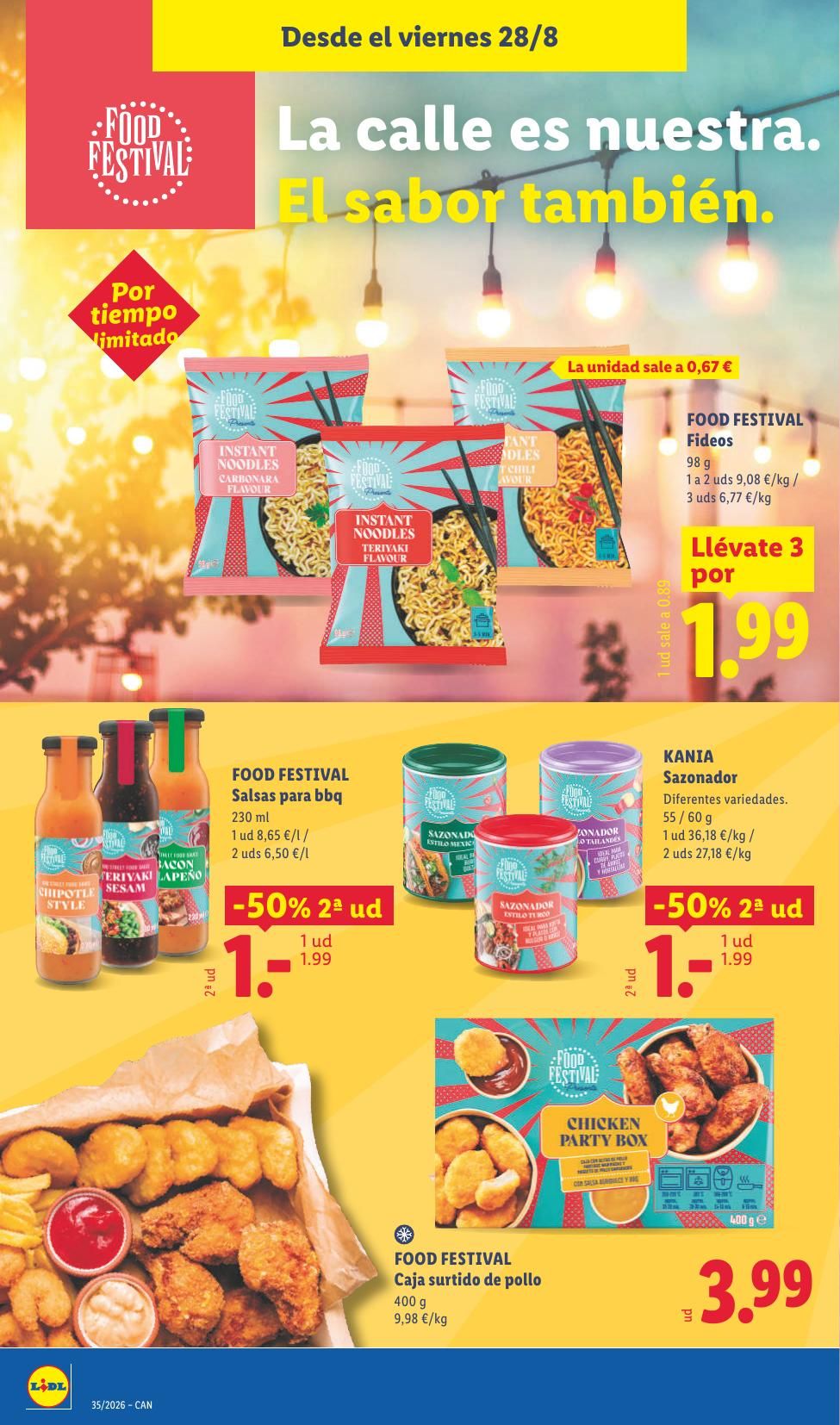 Folleto Lidl Alimentación · 17 de agosto de 2026 – 30 de agosto de 2026 — Página 34