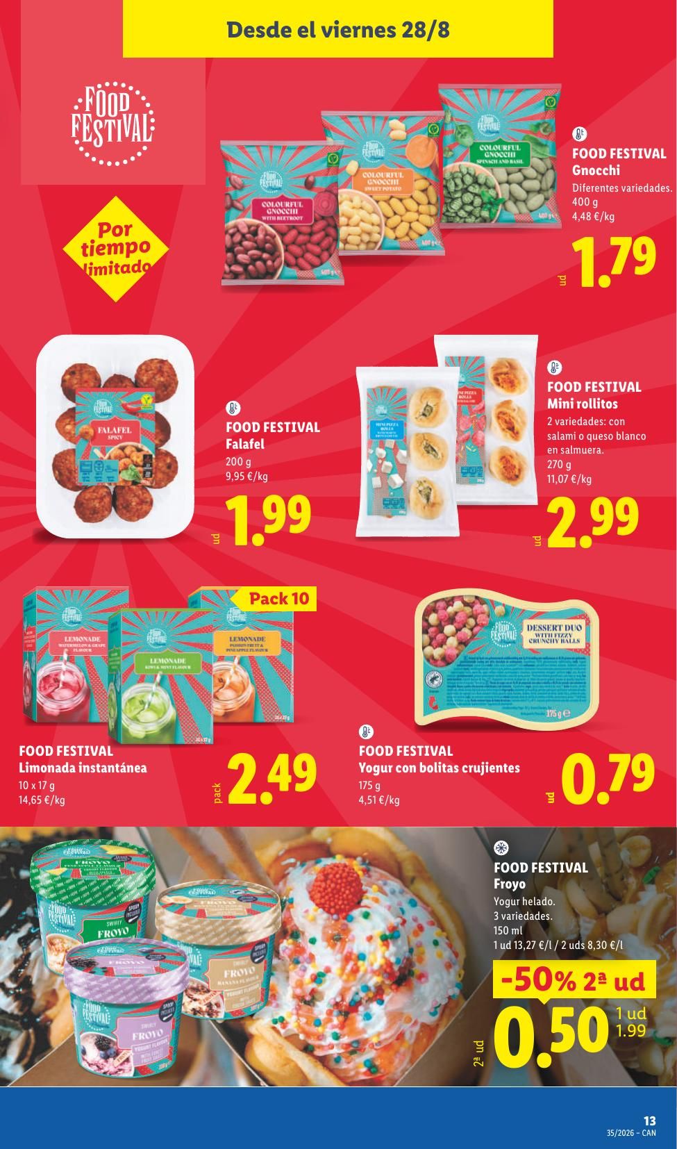 Folleto Lidl Alimentación · 17 de agosto de 2026 – 30 de agosto de 2026 — Página 35