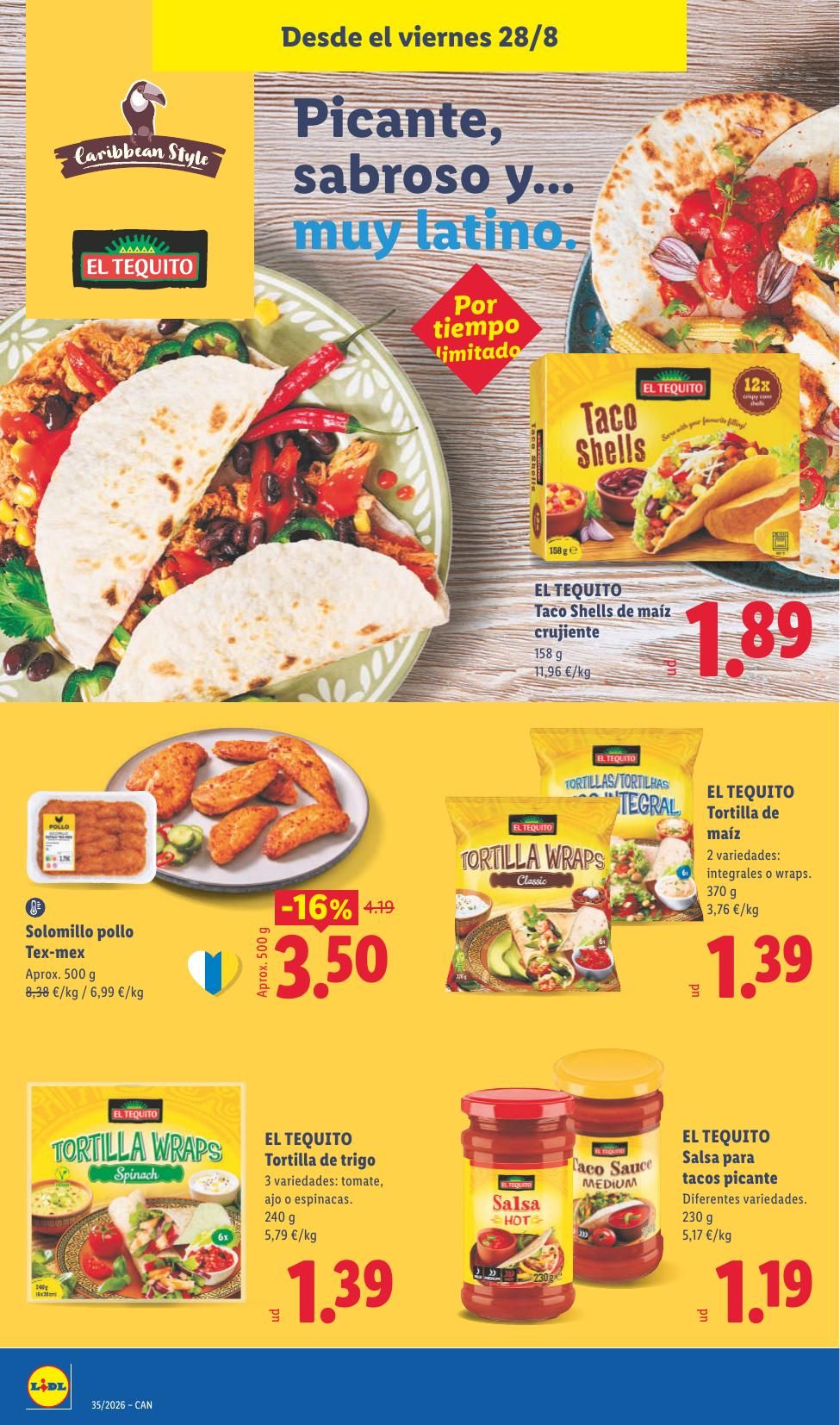 Folleto Lidl Alimentación · 17 de agosto de 2026 – 30 de agosto de 2026 — Página 40