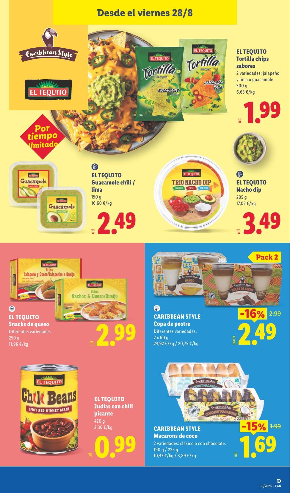 Folleto Lidl Alimentación · 17 de agosto de 2026 – 30 de agosto de 2026 — Página 41