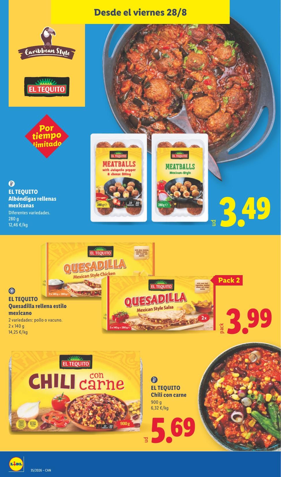 Folleto Lidl Alimentación · 17 de agosto de 2026 – 30 de agosto de 2026 — Página 42