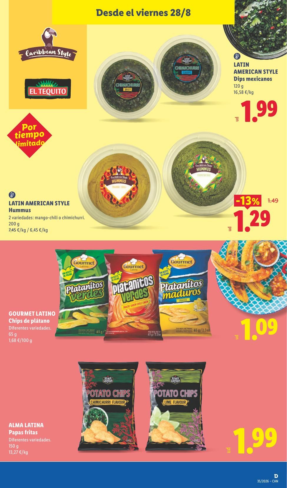 Folleto Lidl Alimentación · 17 de agosto de 2026 – 30 de agosto de 2026 — Página 45