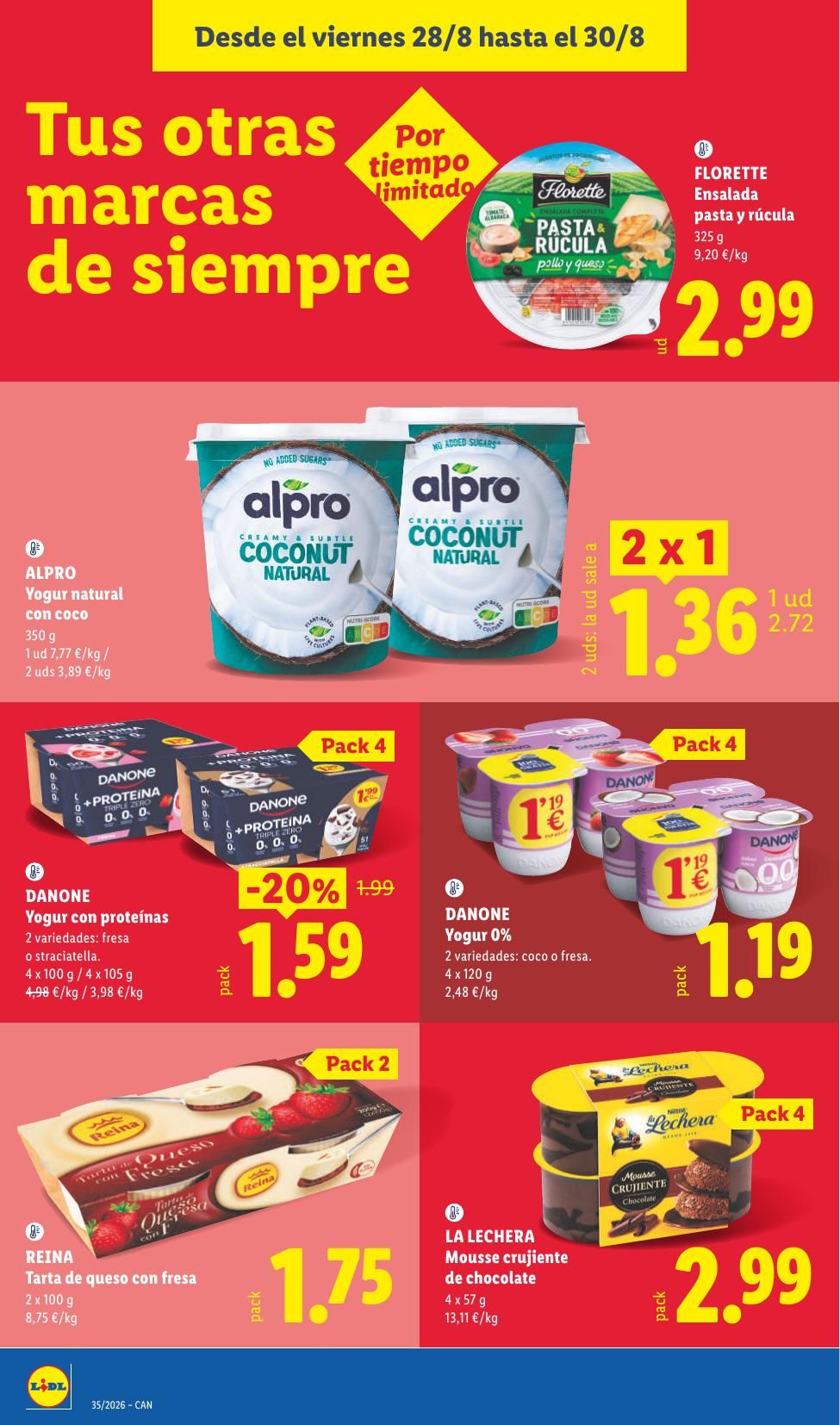 Folleto Lidl Alimentación · 17 de agosto de 2026 – 30 de agosto de 2026 — Página 48