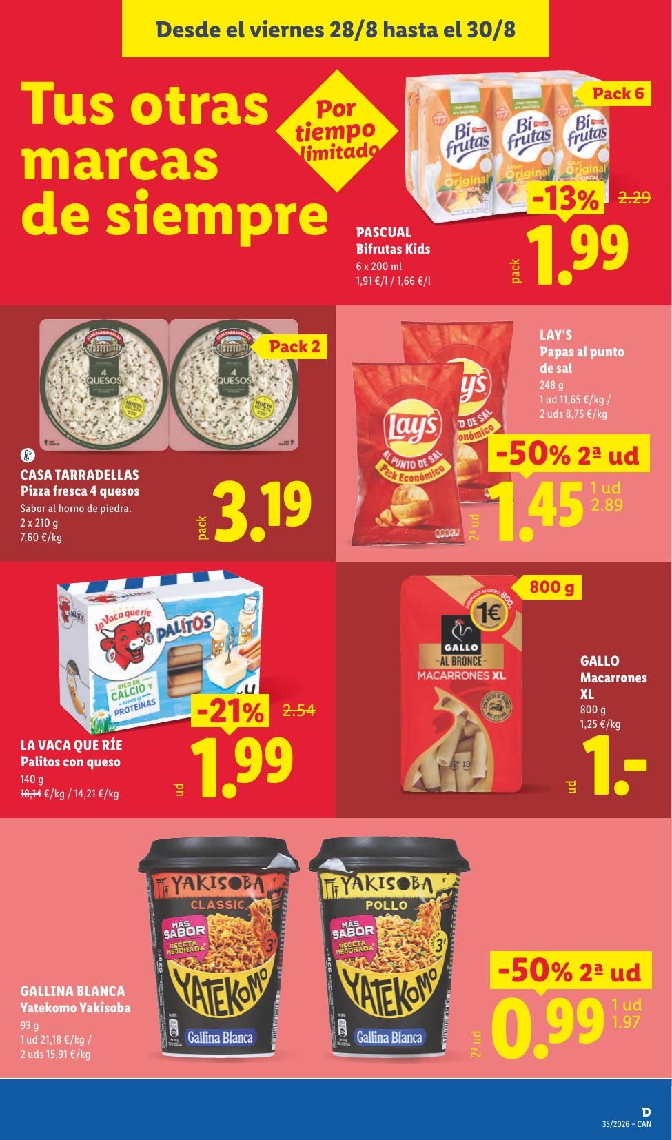 Folleto Lidl Alimentación · 17 de agosto de 2026 – 30 de agosto de 2026 — Página 49