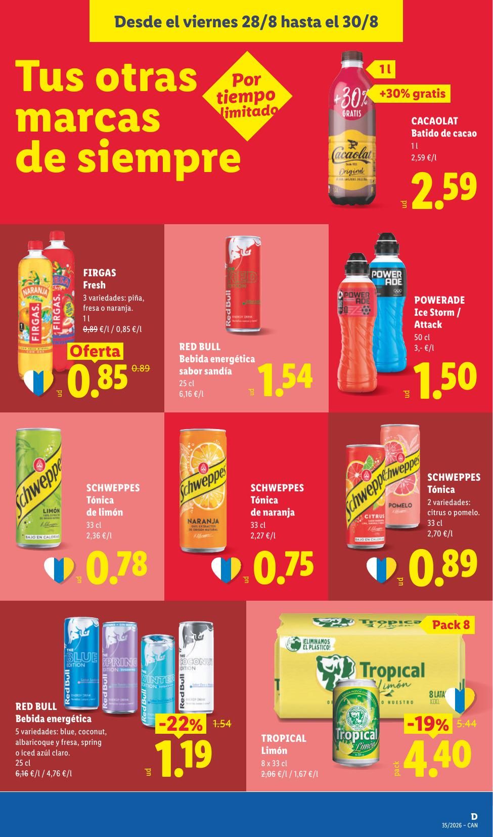 Folleto Lidl Alimentación · 17 de agosto de 2026 – 30 de agosto de 2026 — Página 51