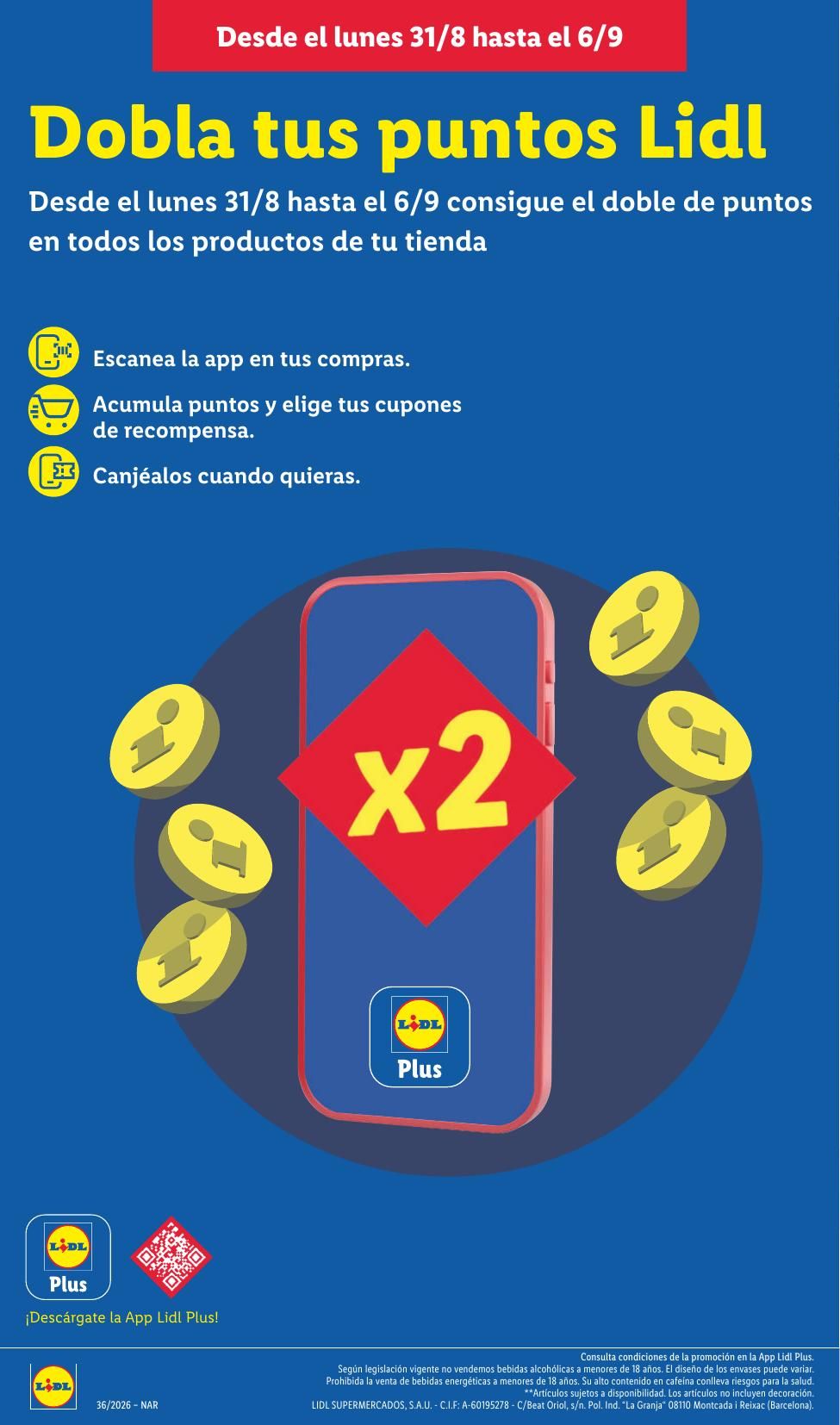 Folleto Lidl Alimentación · 31 de agosto de 2026 – 6 de septiembre de 2026 — Página 2