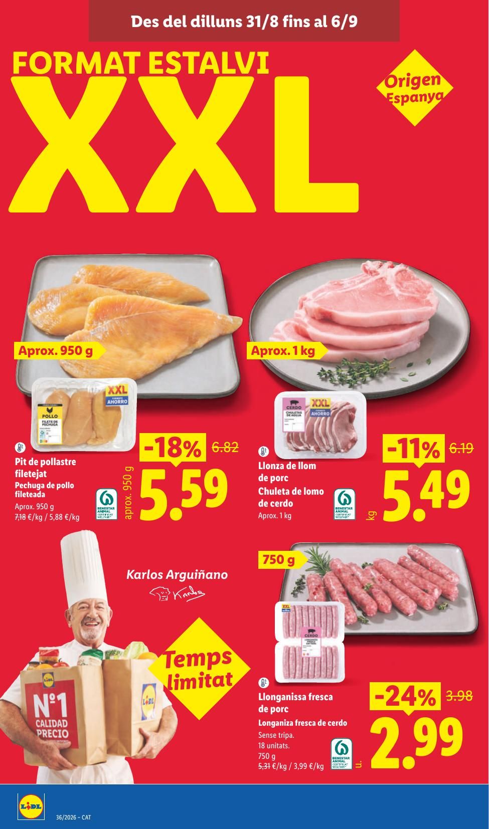 Folleto Lidl Alimentación · 31 de agosto de 2026 – 6 de septiembre de 2026 — Página 4