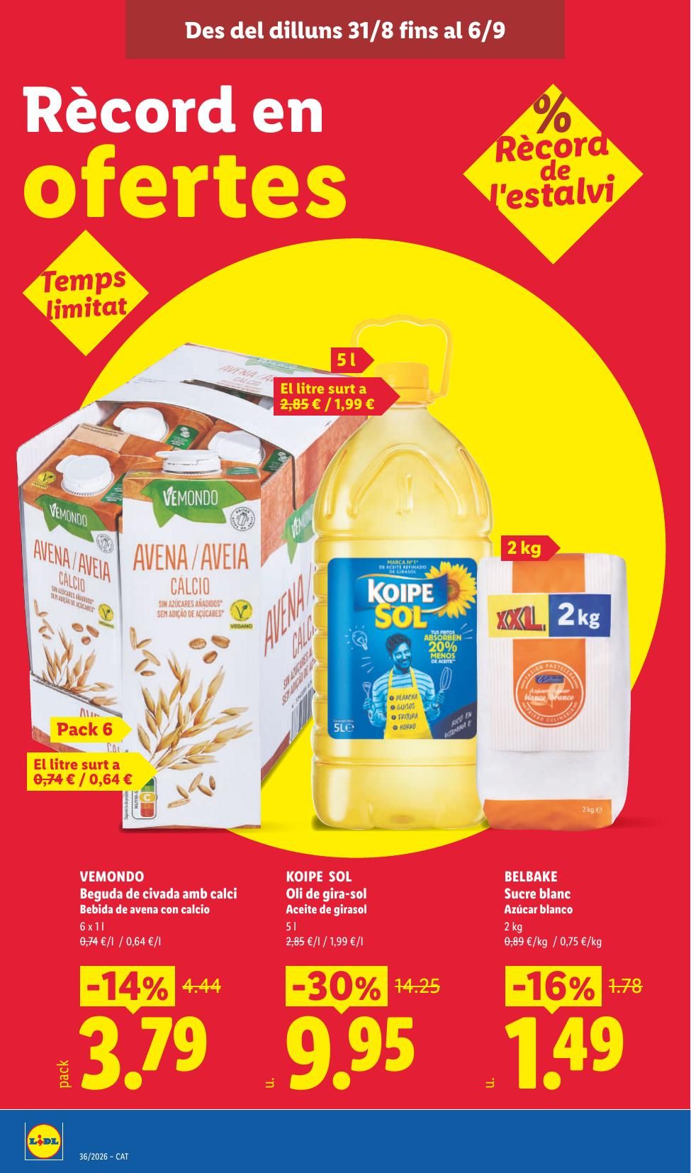 Folleto Lidl Alimentación · 31 de agosto de 2026 – 6 de septiembre de 2026 — Página 10
