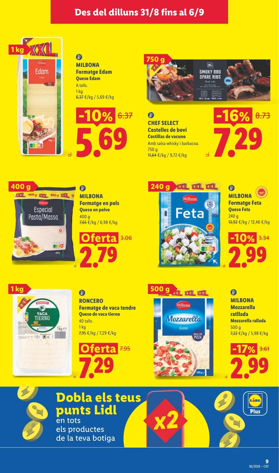 Folleto Lidl Alimentación · 31 de agosto de 2026 – 6 de septiembre de 2026 — Página 11