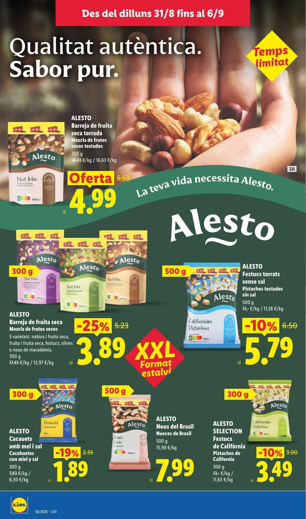 Folleto Lidl Alimentación · 31 de agosto de 2026 – 6 de septiembre de 2026 — Página 12