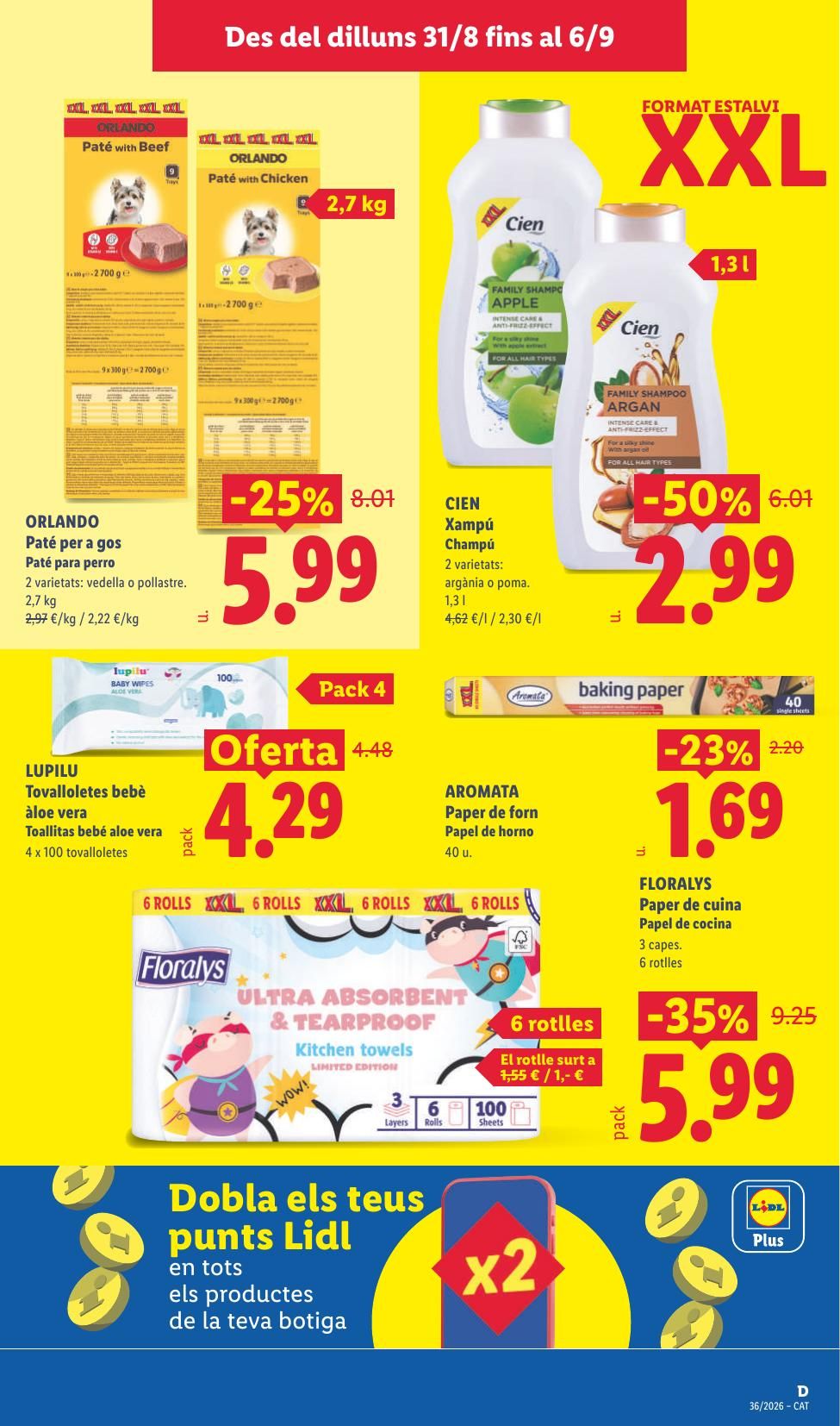 Folleto Lidl Alimentación · 31 de agosto de 2026 – 6 de septiembre de 2026 — Página 15