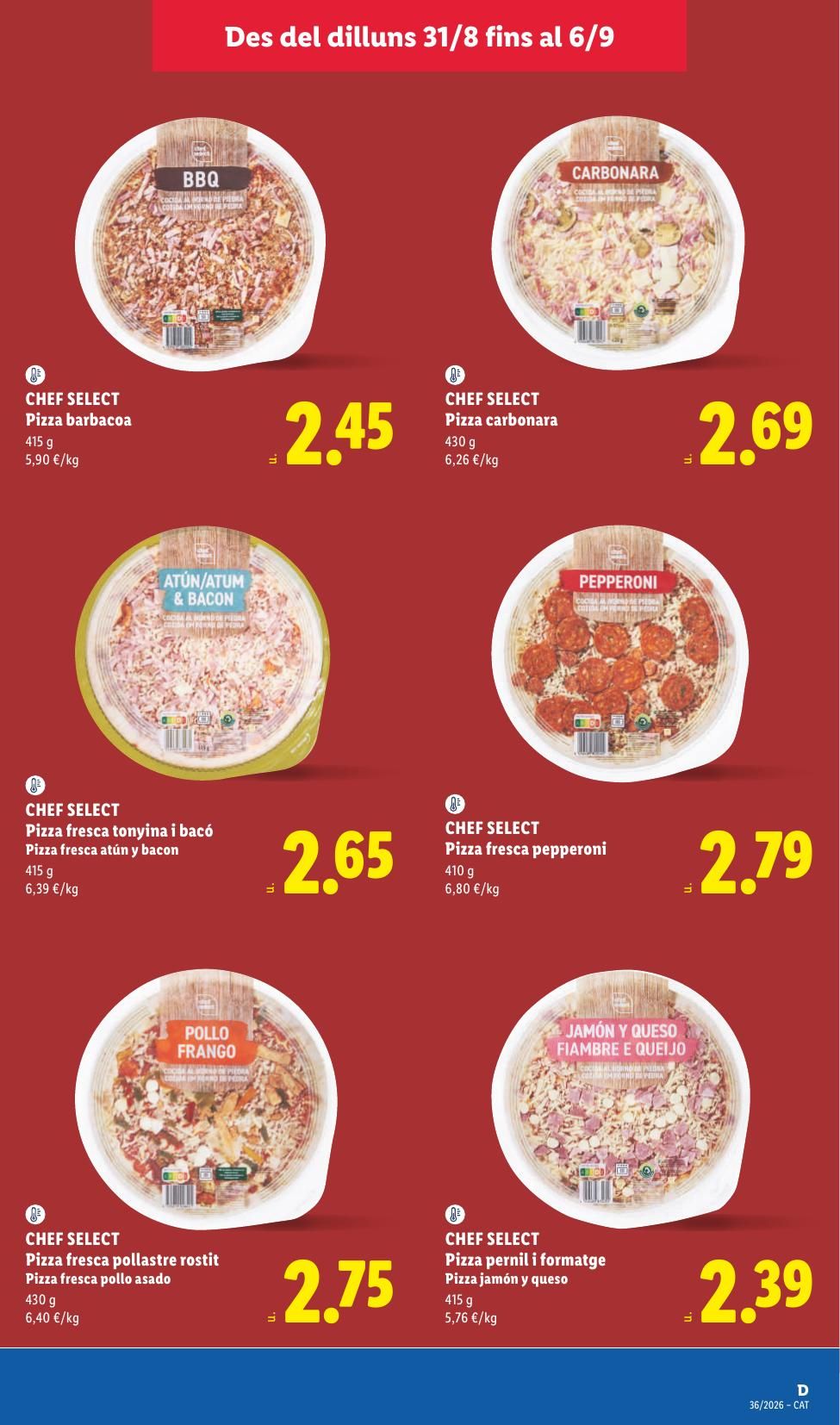 Folleto Lidl Alimentación · 31 de agosto de 2026 – 6 de septiembre de 2026 — Página 19