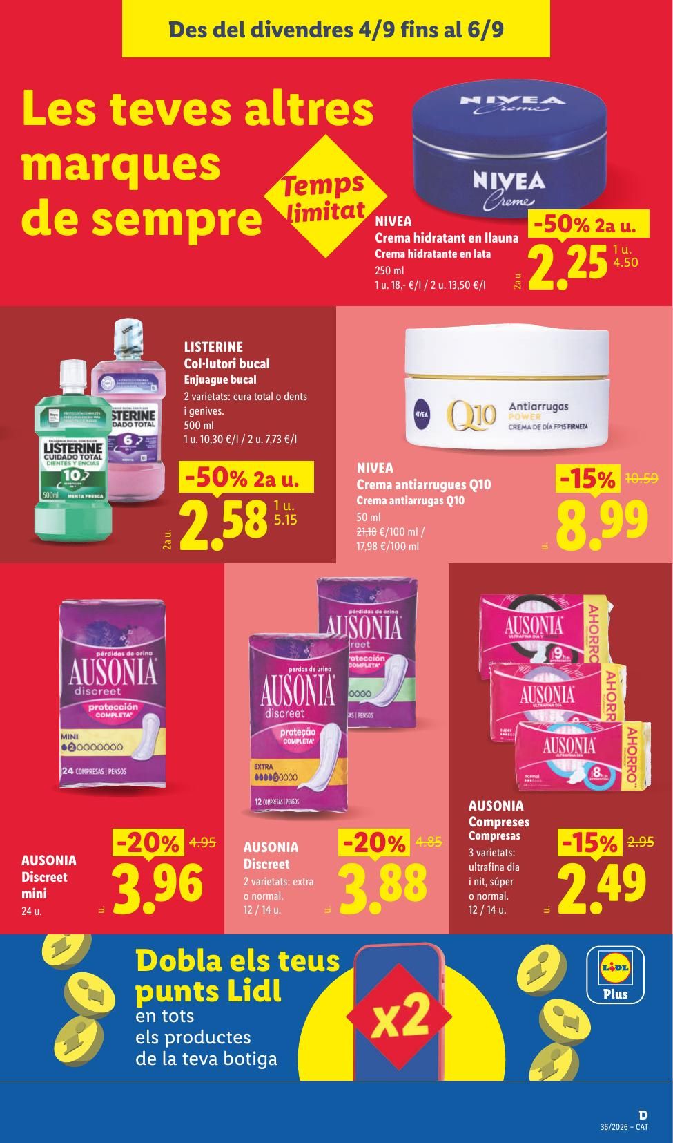 Folleto Lidl Alimentación · 31 de agosto de 2026 – 6 de septiembre de 2026 — Página 35