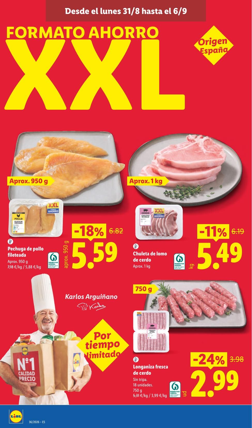 Folleto Lidl Alimentación · 31 de agosto de 2026 – 6 de septiembre de 2026 — Página 4