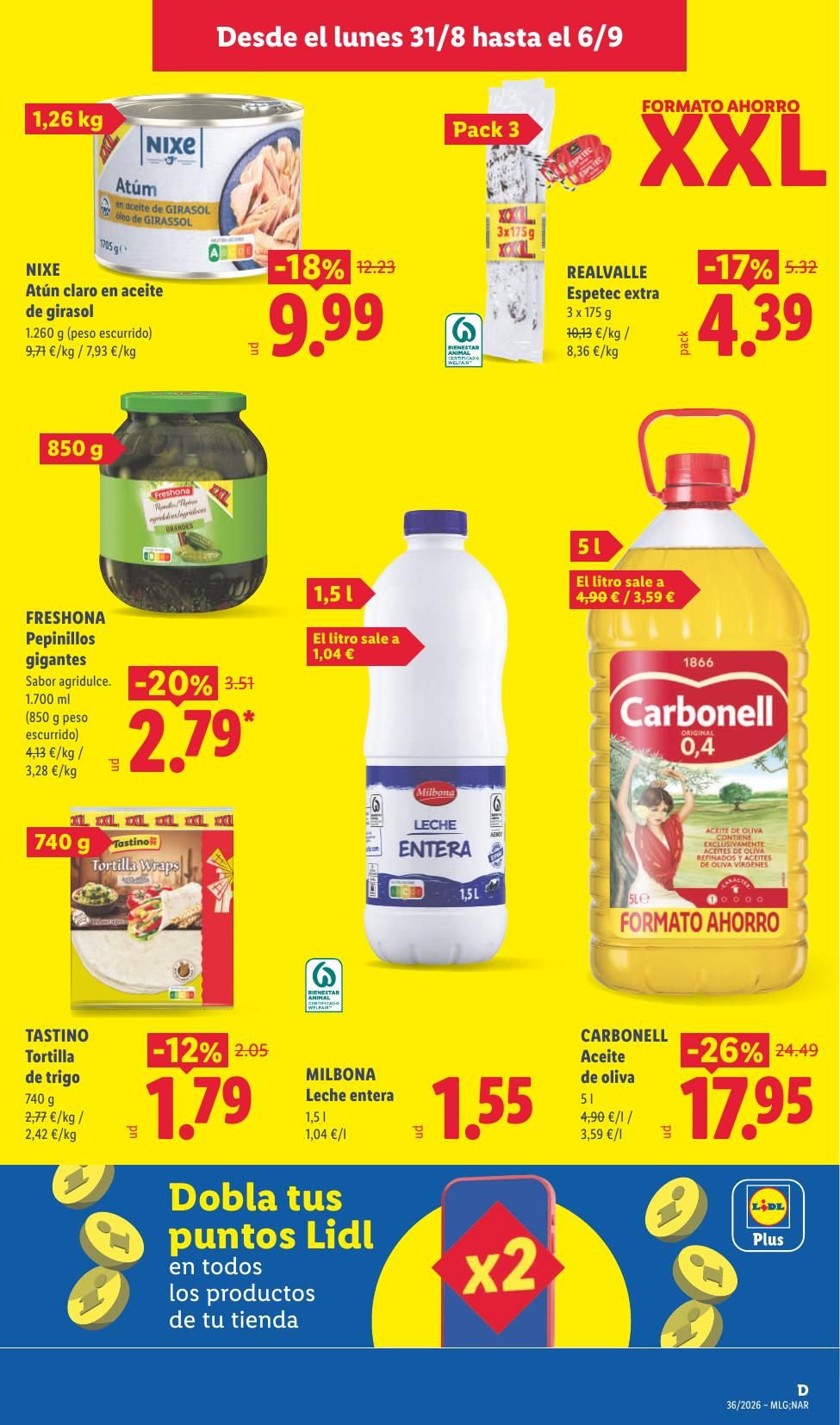 Folleto Lidl Alimentación · 31 de agosto de 2026 – 6 de septiembre de 2026 — Página 9