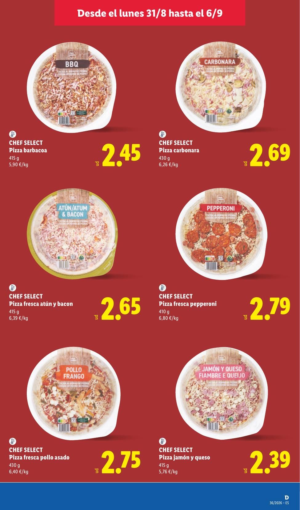 Folleto Lidl Alimentación · 31 de agosto de 2026 – 6 de septiembre de 2026 — Página 19