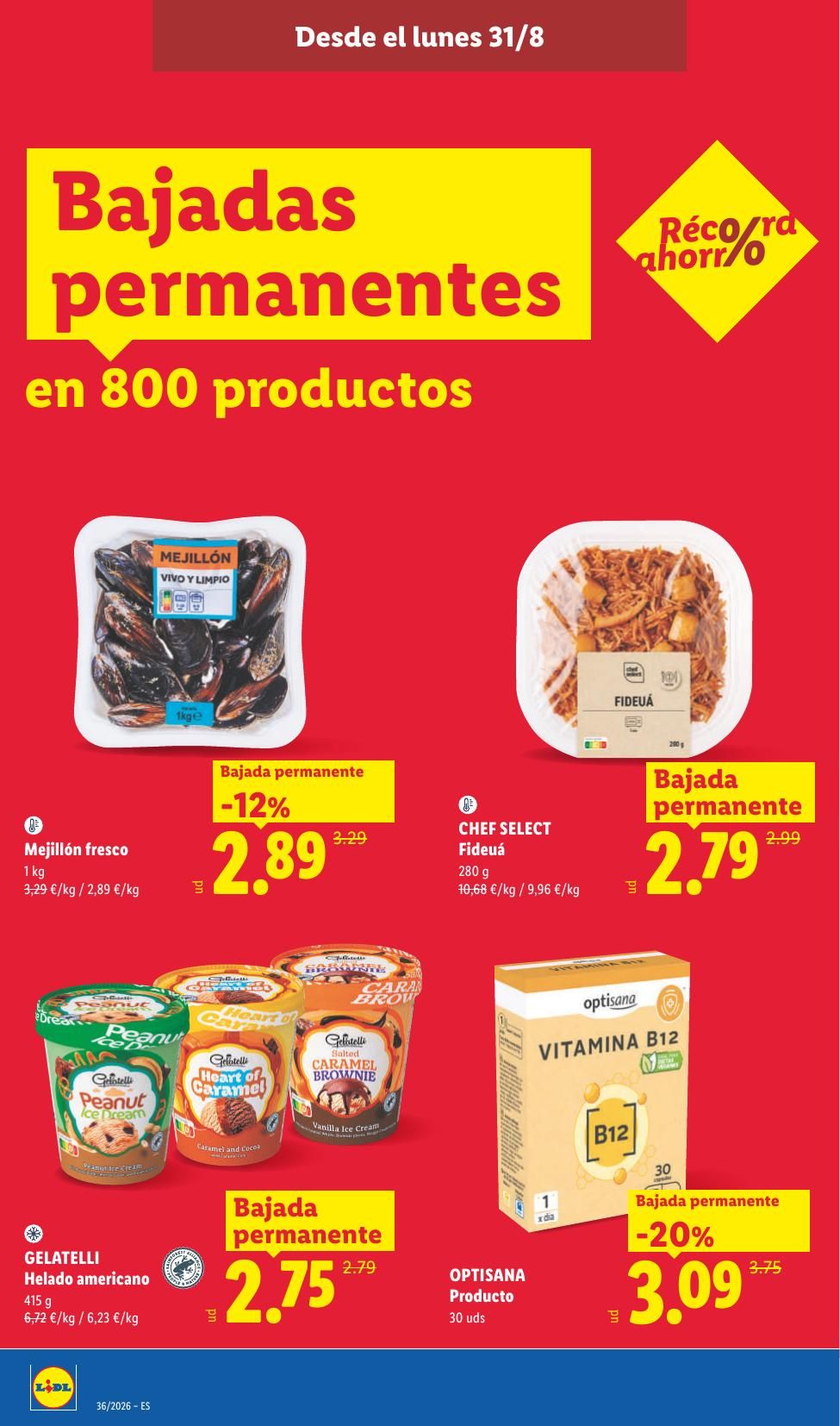 Folleto Lidl Alimentación · 31 de agosto de 2026 – 6 de septiembre de 2026 — Página 22
