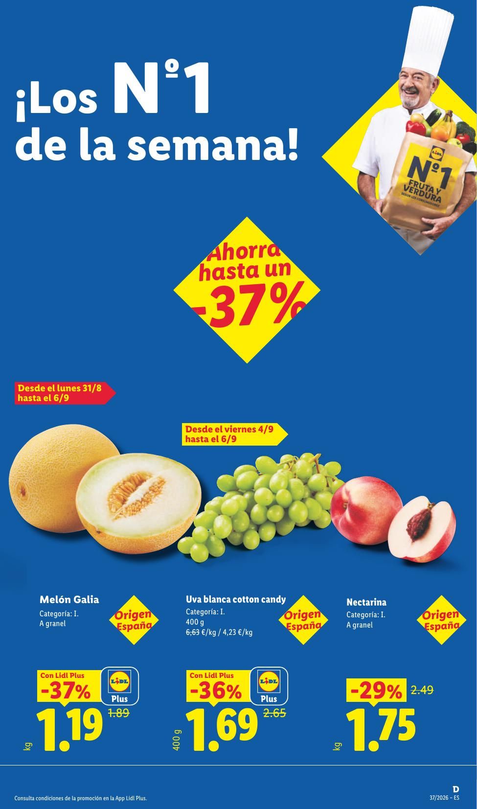 Folleto Lidl Alimentación · 31 de agosto de 2026 – 6 de septiembre de 2026 — Página 3