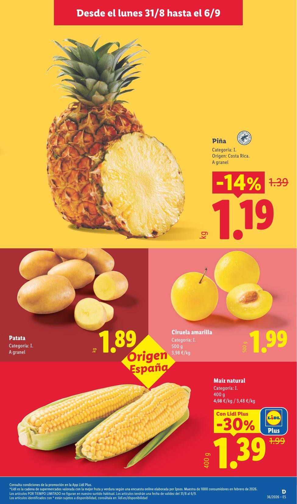 Folleto Lidl Alimentación · 31 de agosto de 2026 – 6 de septiembre de 2026 — Página 5