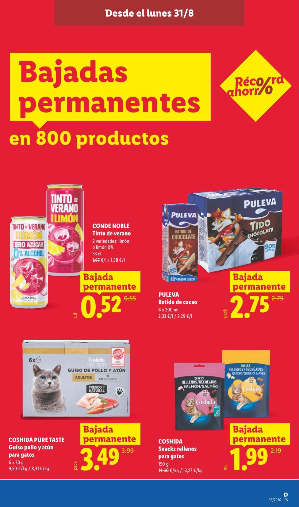 Folleto Lidl Alimentación · 31 de agosto de 2026 – 6 de septiembre de 2026 — Página 23