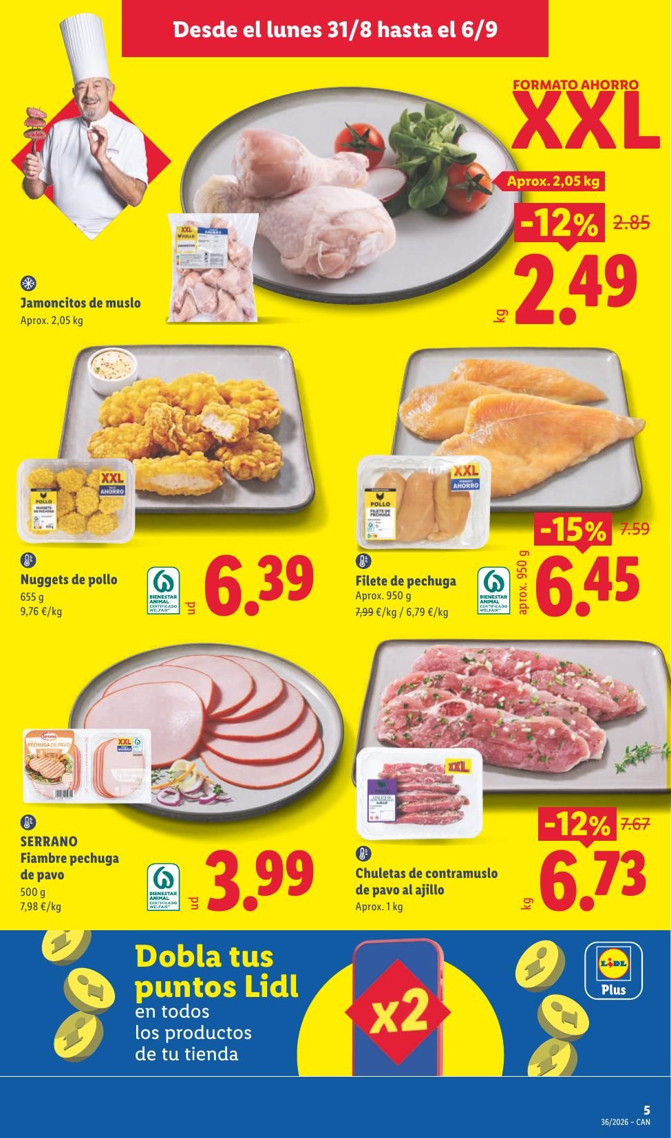 Folleto Lidl Alimentación · 31 de agosto de 2026 – 6 de septiembre de 2026 — Página 5