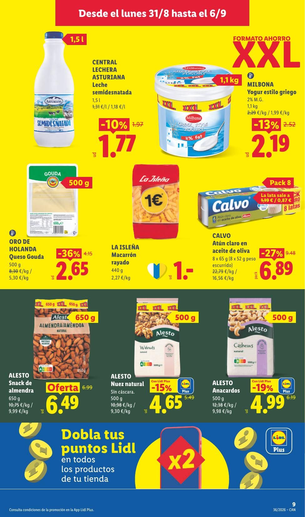 Folleto Lidl Alimentación · 31 de agosto de 2026 – 6 de septiembre de 2026 — Página 11