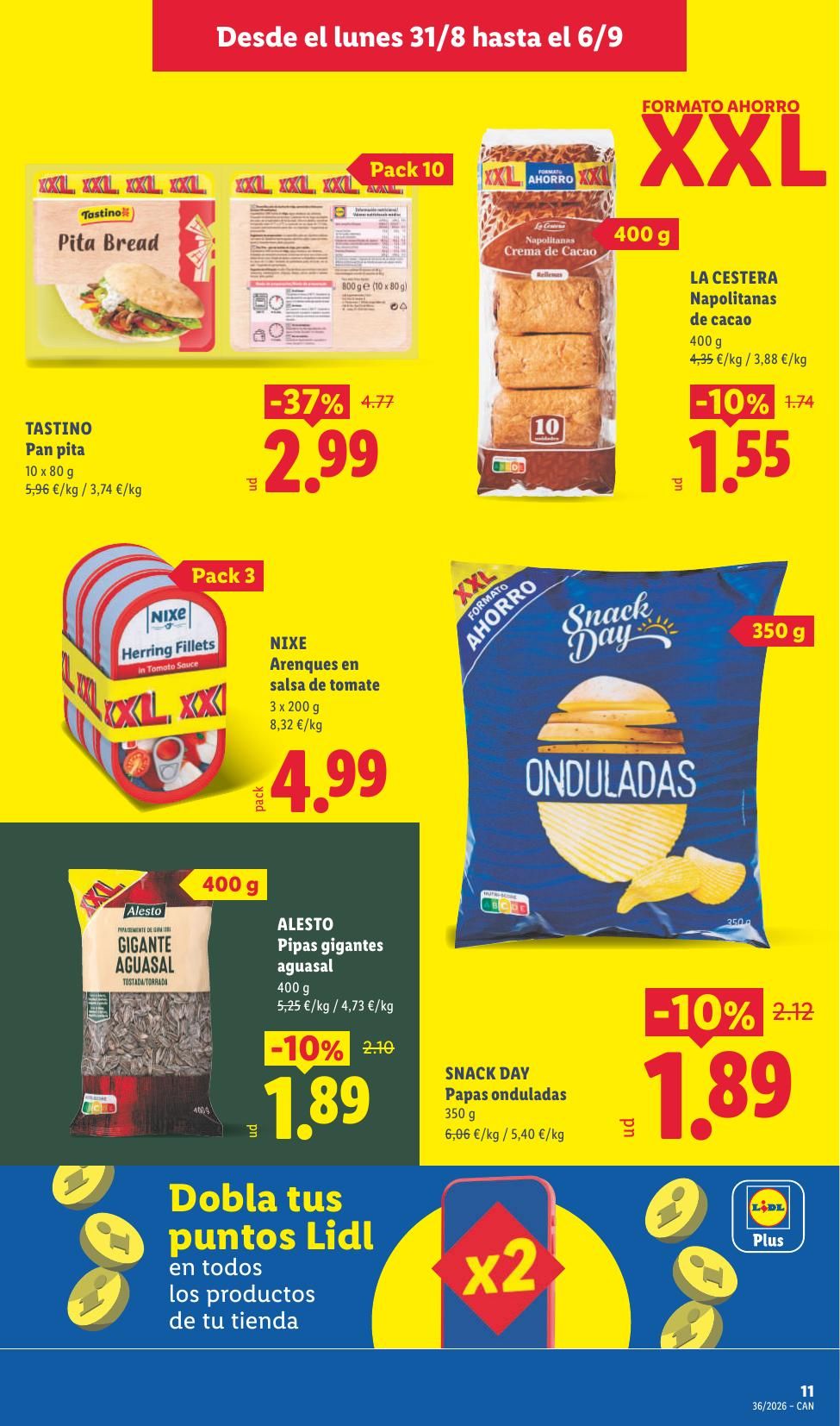 Folleto Lidl Alimentación · 31 de agosto de 2026 – 6 de septiembre de 2026 — Página 15