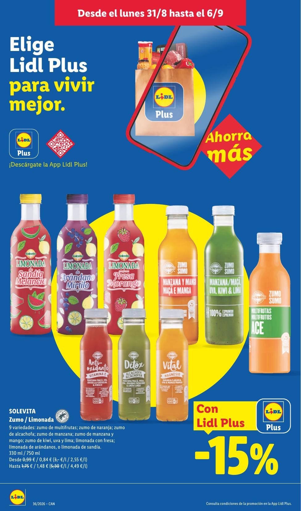 Folleto Lidl Alimentación · 31 de agosto de 2026 – 6 de septiembre de 2026 — Página 16