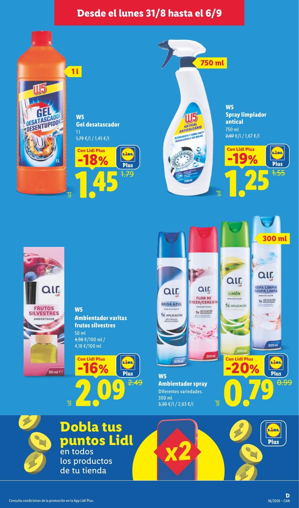 Folleto Lidl Alimentación · 31 de agosto de 2026 – 6 de septiembre de 2026 — Página 27