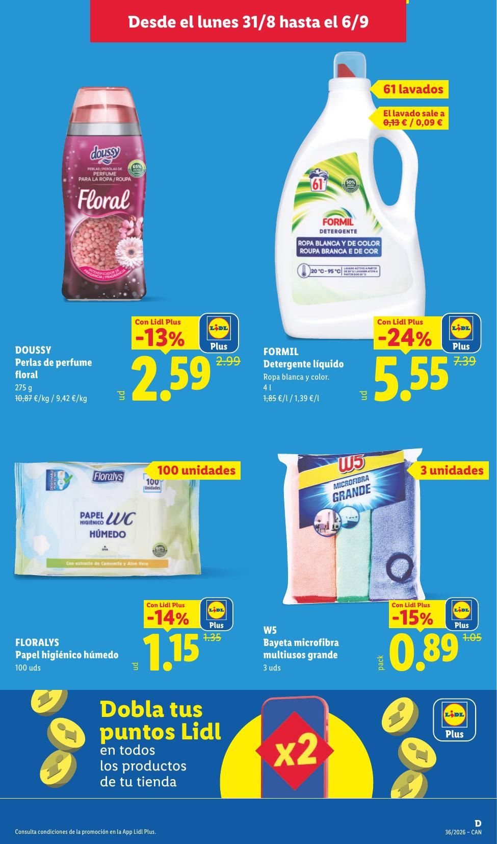 Folleto Lidl Alimentación · 31 de agosto de 2026 – 6 de septiembre de 2026 — Página 29