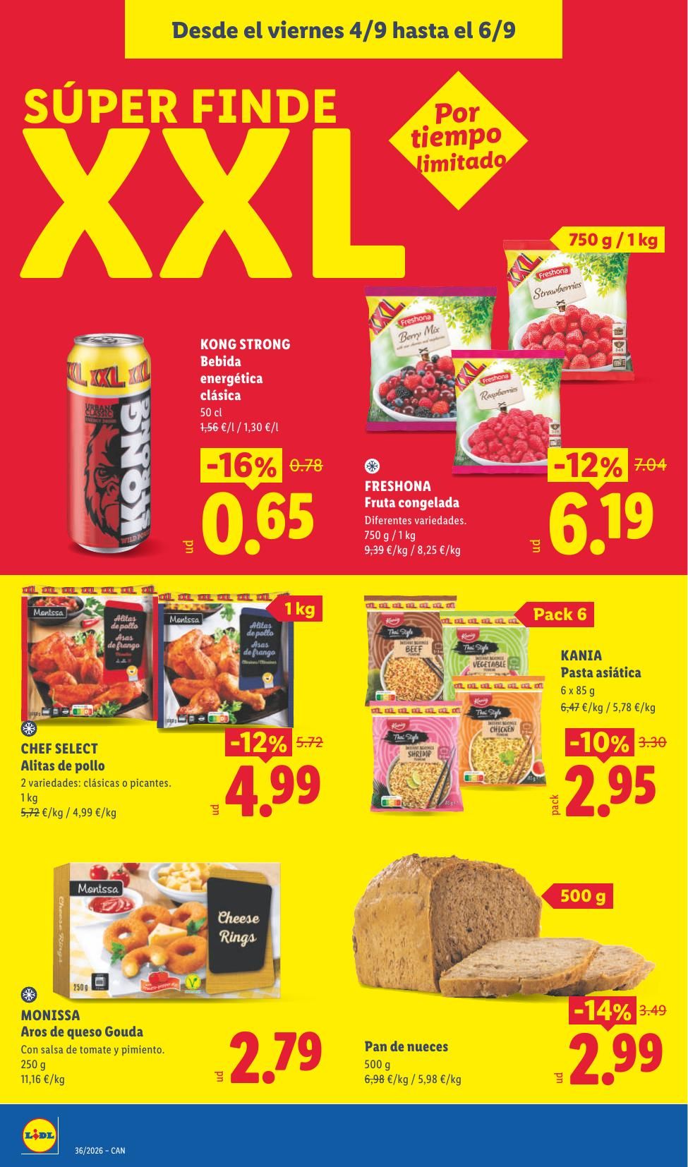 Folleto Lidl Alimentación · 31 de agosto de 2026 – 6 de septiembre de 2026 — Página 38